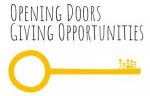 Opening Doors Giving opportunities logo